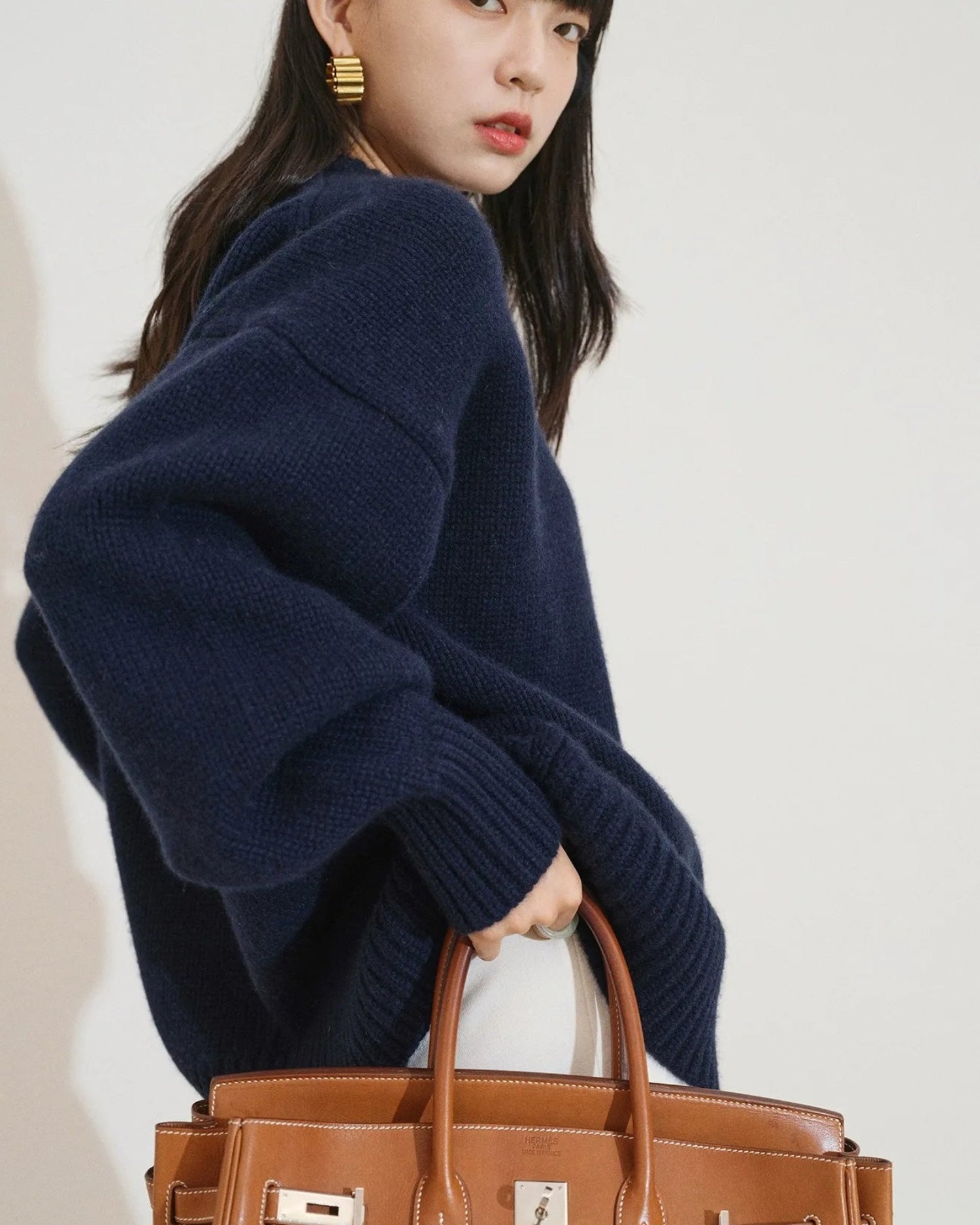 Round Neck Wool Sweater