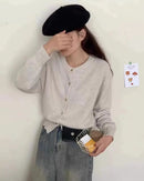 Heavyweight Cashmere Love Buckle Cardigan
