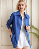 Oversized Cotton Linen Shirt