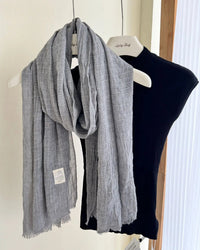 Waffle Texture Cotton Scarf Shawl