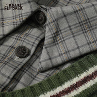 Retro Rhombus Spliced Pullover Sweaters