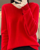 Soft Wool Knit Hooded Pullover Sweater