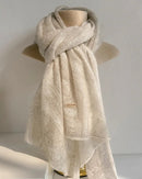 Classic Warm Knitted Printed Cashmere Shawl