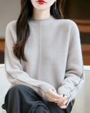 Rolled-Neck Merino Wool Sweater