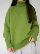 Turtleneck Oversized Pullover Sweater