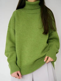 Turtleneck Oversized Pullover Sweater