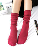 Soft Knit Casual Mid-Calf Socks