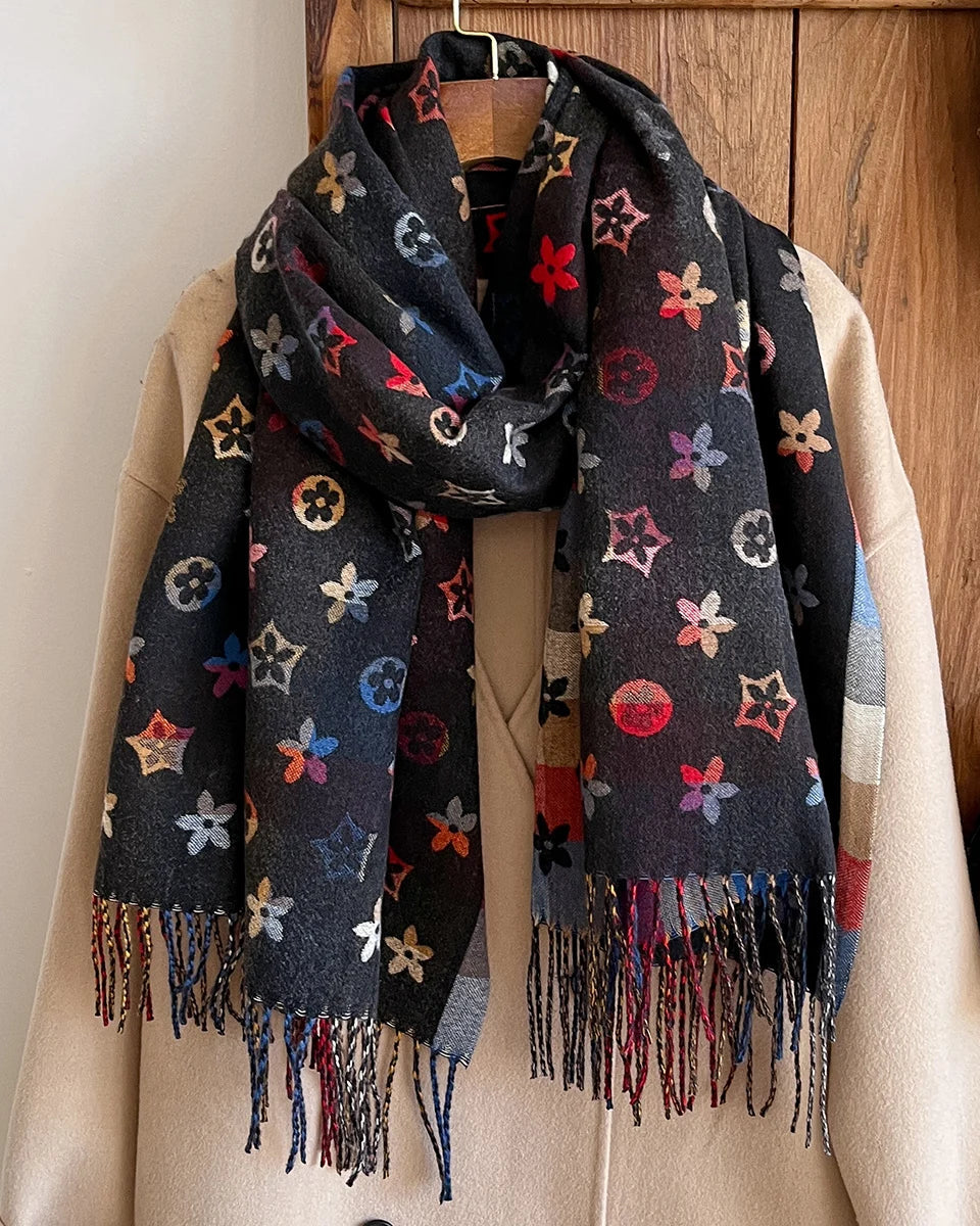 Printed Oversized Shawl Wrap Scarf