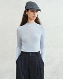 Half-Collar Wool Superfine Seamless Sweater