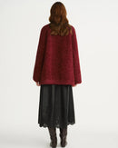 Faux Fur Solid Stand Collar Single-Breasted Loose Thick Coat