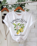 Lemon Floral Print T-Shirt