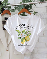Lemon Floral Print T-Shirt