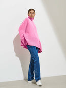 Turtle Neck Basic Knitted Split Pullover