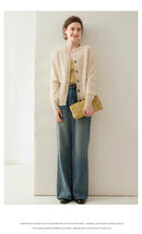 Cashmere Knitted Short Cardigan