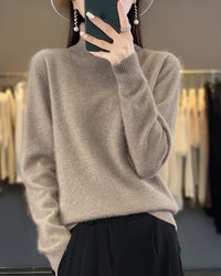 Mink Cashmere Turtleneck Sweater