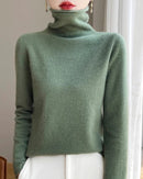 Knitted Wool Turtleneck Sweater