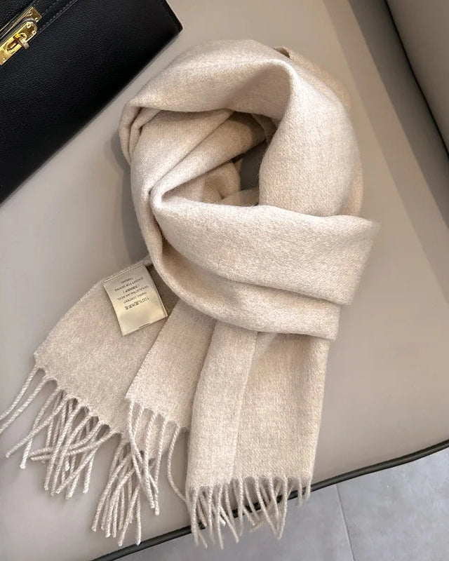 Fringed Wool Scarf