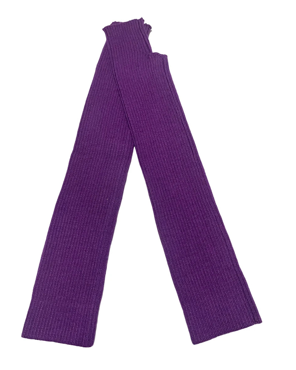 Ribbed Fingerless Arm Warmers