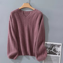 Mink Cashmere Knitted Pullover