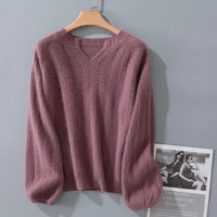 Mink Cashmere Knitted Pullover