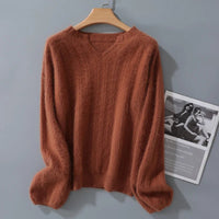 Mink Cashmere Knitted Pullover