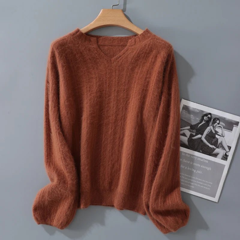 Mink Cashmere Knitted Pullover