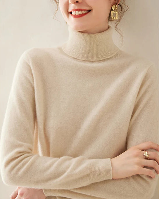 Classic Cashmere Turtleneck Sweater