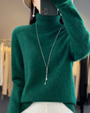 Mink Cashmere Turtleneck Sweater