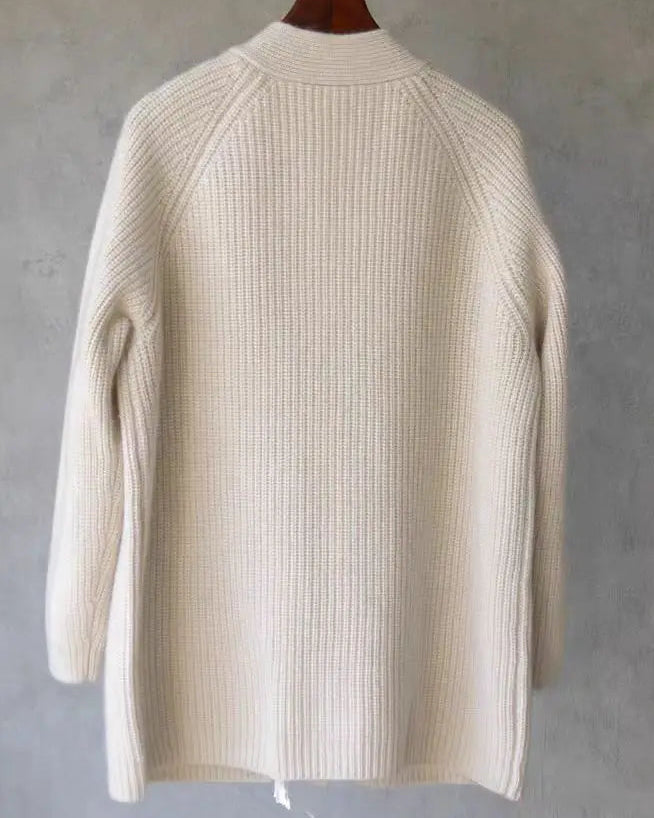 Merino Wool Pocket Cardigan