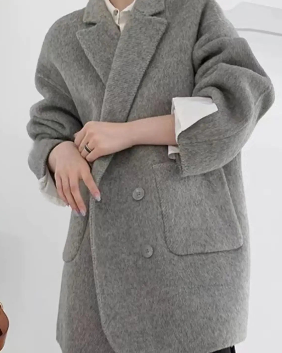 Women Double Sided Wool Coat