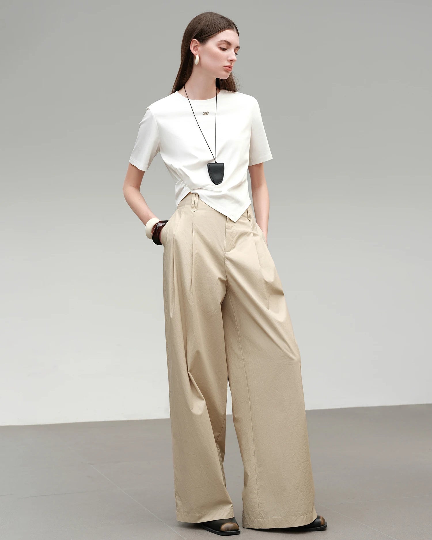 High-End Casual Versatile Wide-Leg Pants