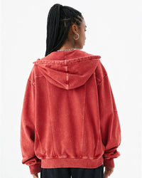 Cotton Retro Washed Zipper Hoodies