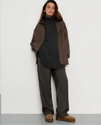 Turtle Neck Basic Knitted Split Pullover