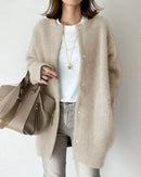 Brushed Knit Pocket Cardigan