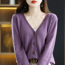 Wool Knitted Causal Cardigan