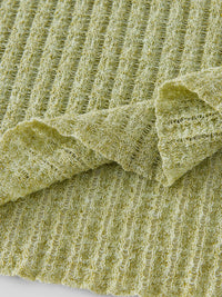 Linen Natural Loose Knitted Tops