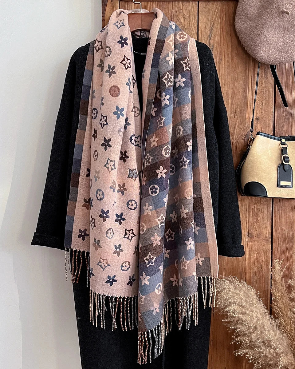 Printed Oversized Shawl Wrap Scarf