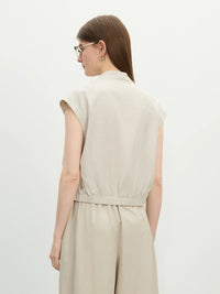 Linen V-Neck Casual Shirt