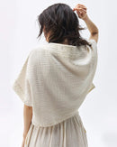 Cotton Oversized V-Neck Tee