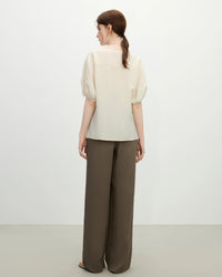 Casual V-Neck Loose Short-Sleeved Shirt