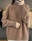 Thick Merino Wool Turtleneck Sweater