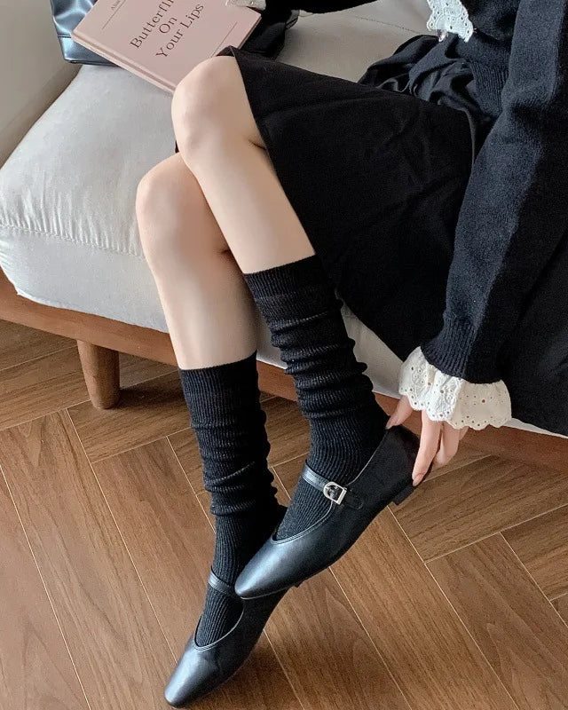 Everyday Knit Thigh-High Socks