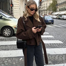 Double Breasted Short Jacket