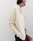Loose-Fit Mid-Length Knitted Cardigan