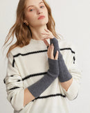 Fine-Knit Cashmere Arm Warmers