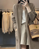 Wool Long Loose Cardigan Sweater