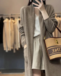 Wool Long Loose Cardigan Sweater