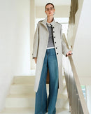 New Retro Stand-Up Collar Trench Coat