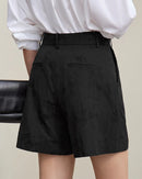 Casual Loose Jacquard Cotton Shorts