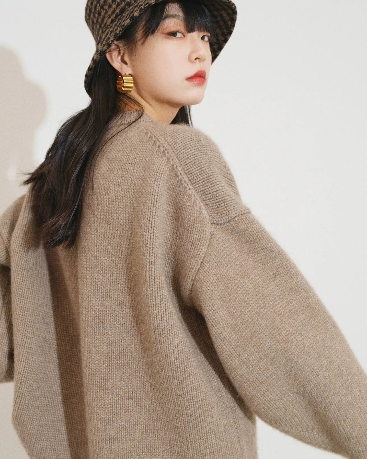 Round Neck Wool Sweater
